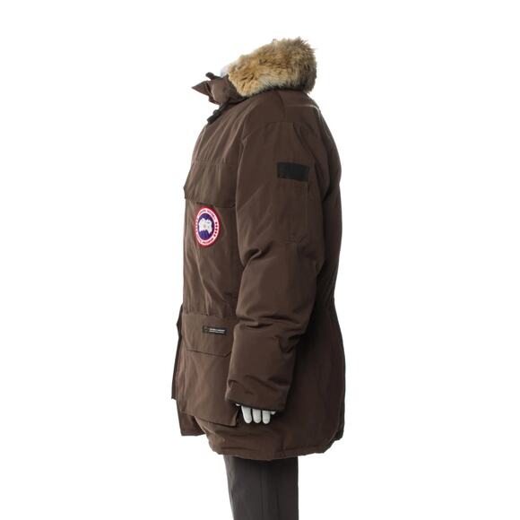 NWOT Canada Goose Expedition Down Jacket Parka in Brown Mens sz. L - Picture 2 of 14